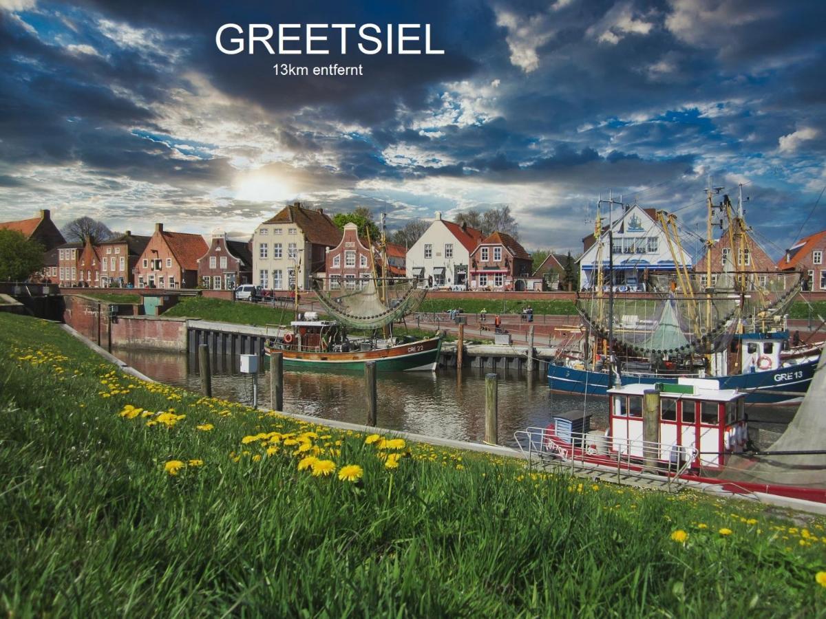 Ostfriesland Apartements -Fewo- Upgant-Schott Bagian luar foto